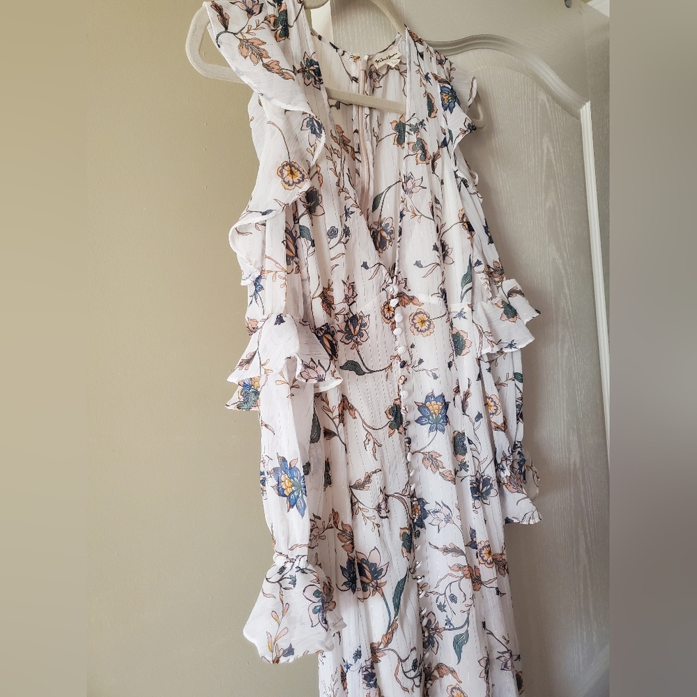 For love and lemons Elyse Ruffled Maxi Dress Small - Picture 5 of 7